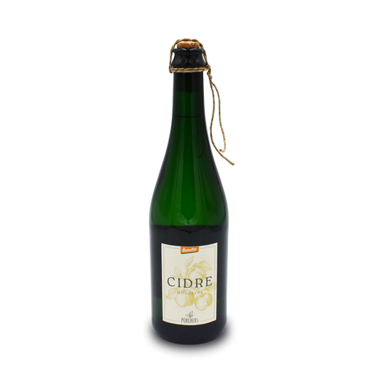 Porchers Demeter-Cidre – Flasche mit Natur-Etikett, 0,75 l