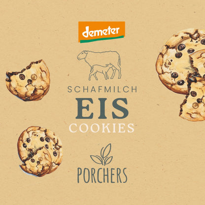 Bio Schafmilcheis Cookies von Porchers
