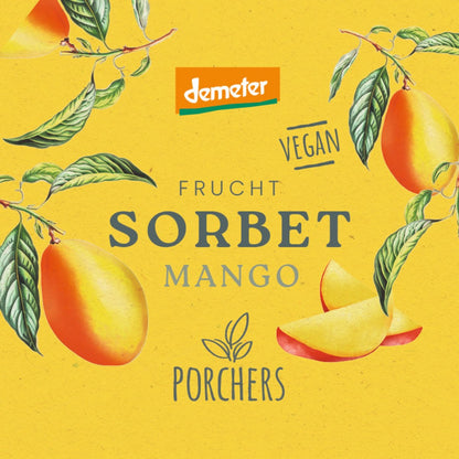 Bio Mango-Sorbet von Porchers