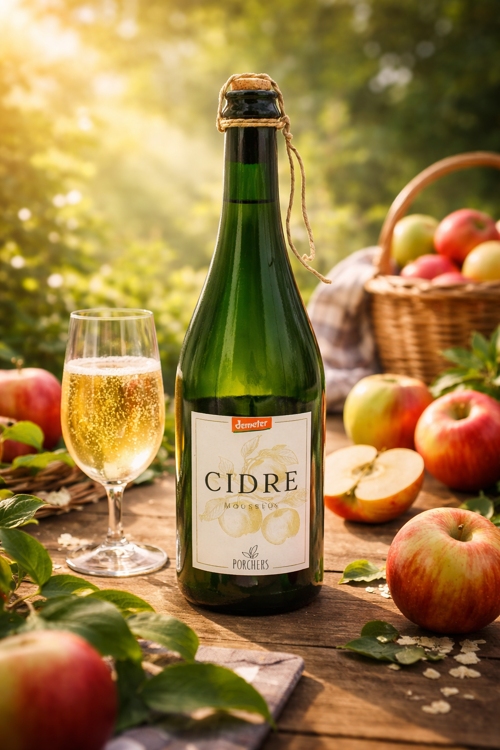 Demeter Cidre aus Streuobst – Bio cidre aus dem Odenwald von Porchers